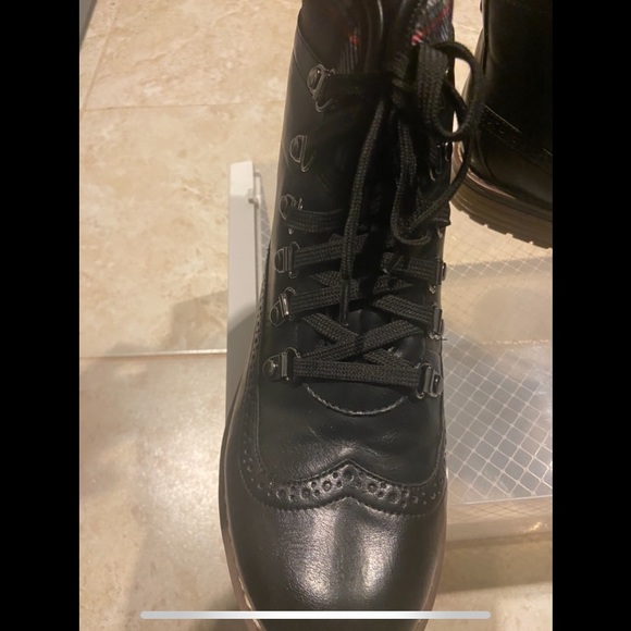Tommy Hilfiger plaid combat boots - Picture 4 of 7